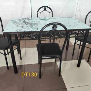 Executive white 4 sitter dinning table l