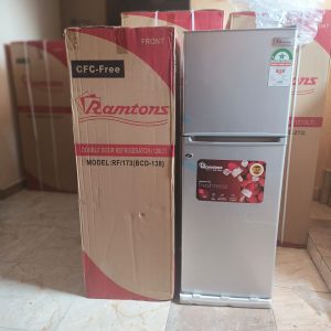 Ramtons RF/173, 2 Door Direct Cool Fridge, 128 Litres - Silver