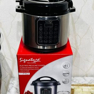 Signature 6L Electric Pressure Cooker ( SG-60-100-H22 ) with 1000W