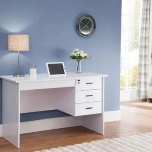 Everest Office Desk 1.2M 3 Drawers White