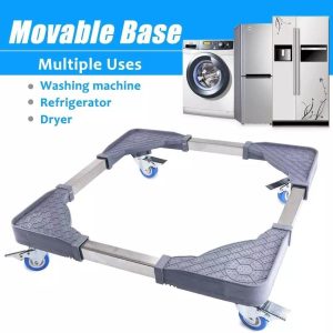 Fridge/Washing Machine Stand with Wheels