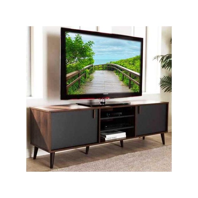 wallnut tv stand