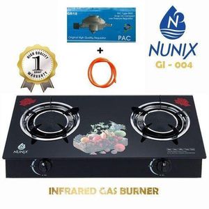 Nunix 2 Burner Infrared Gas Cooker