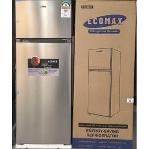 Ecomax 230 Litres Dark Silver Double Door Refrigerator