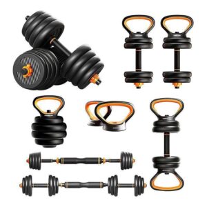 30kg 6in1 Dumbell Barbel Set