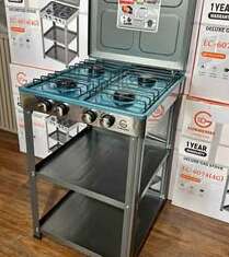 Eurochef 4 Burner Standing Cooker with Shelves