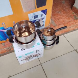 Jamespot 10pcs Stainless Cookware Set