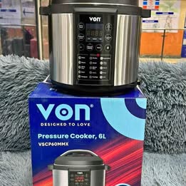 Von 6Ltrs Electric Pressure Cooker