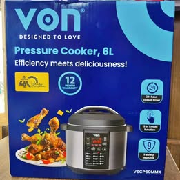 Von 6L Electric Pressure Cooker