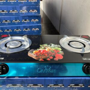 Olelon 2 Burner Glass Top Gas Cooker
