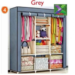 3-columns Metallic Wardrobes
