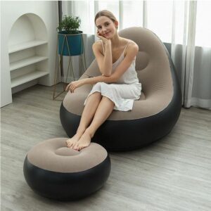 Inflatable Lazy Sofa with Foot Step