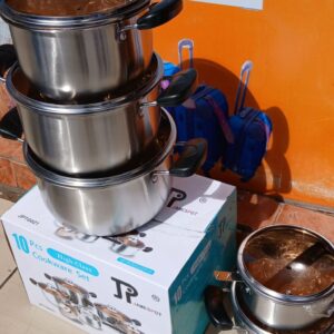 JP James Port 10pcs Stainless Cookware Set