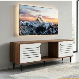 Hudson 4FT Modern TV Stand – Stylish Entertainment Unit with Storage